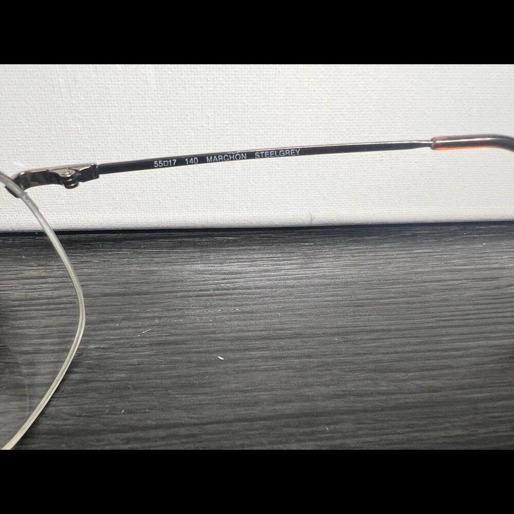 Flexon AUTOFLEX 17 Marchon Brown Half Rim Eyeglasses 55 17 140 Prescription - Picture 2 of 4